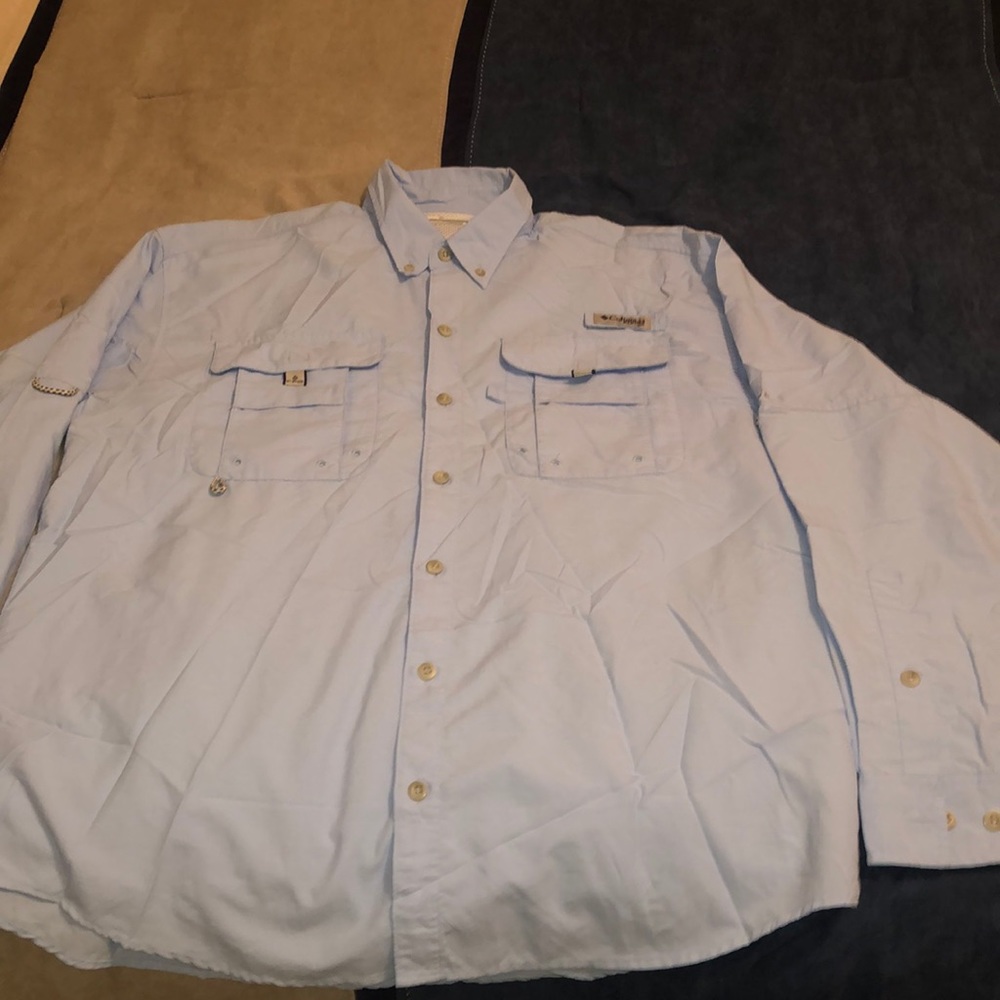 COPY - Columbia PFG Long Sleeve Button Up Shirt
